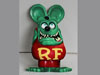 Ed Roth 3D GREEN RAT FiNK FIgure Metal Sign