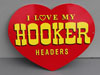 HOOKER HEADERS Muscle Car Heart Sign