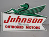 Green Seahorse JOHNSON OUTBOARD BOAT SIGN