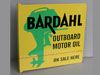 BARDAHL OUTBOARD MOTOR OIL Flange Sign