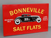 Bonneville Salt Flats Flange Sign