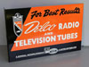 DELCO RADIO & TV TUBES Sign
