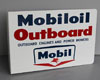 MOBILOIL OUTBOARD Flange Sign