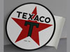 TEXACO WHITE Green T MOTOR OIL Flange Sign